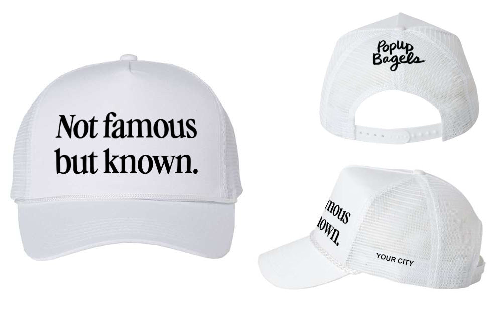 Six Dozen White Trucker Caps